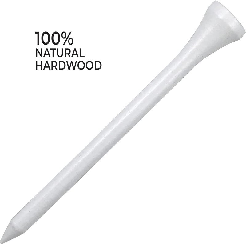 Pride Golf Tee - 3-1/4 Inch Deluxe Wood Golf Tees - 75 Count - Image 4